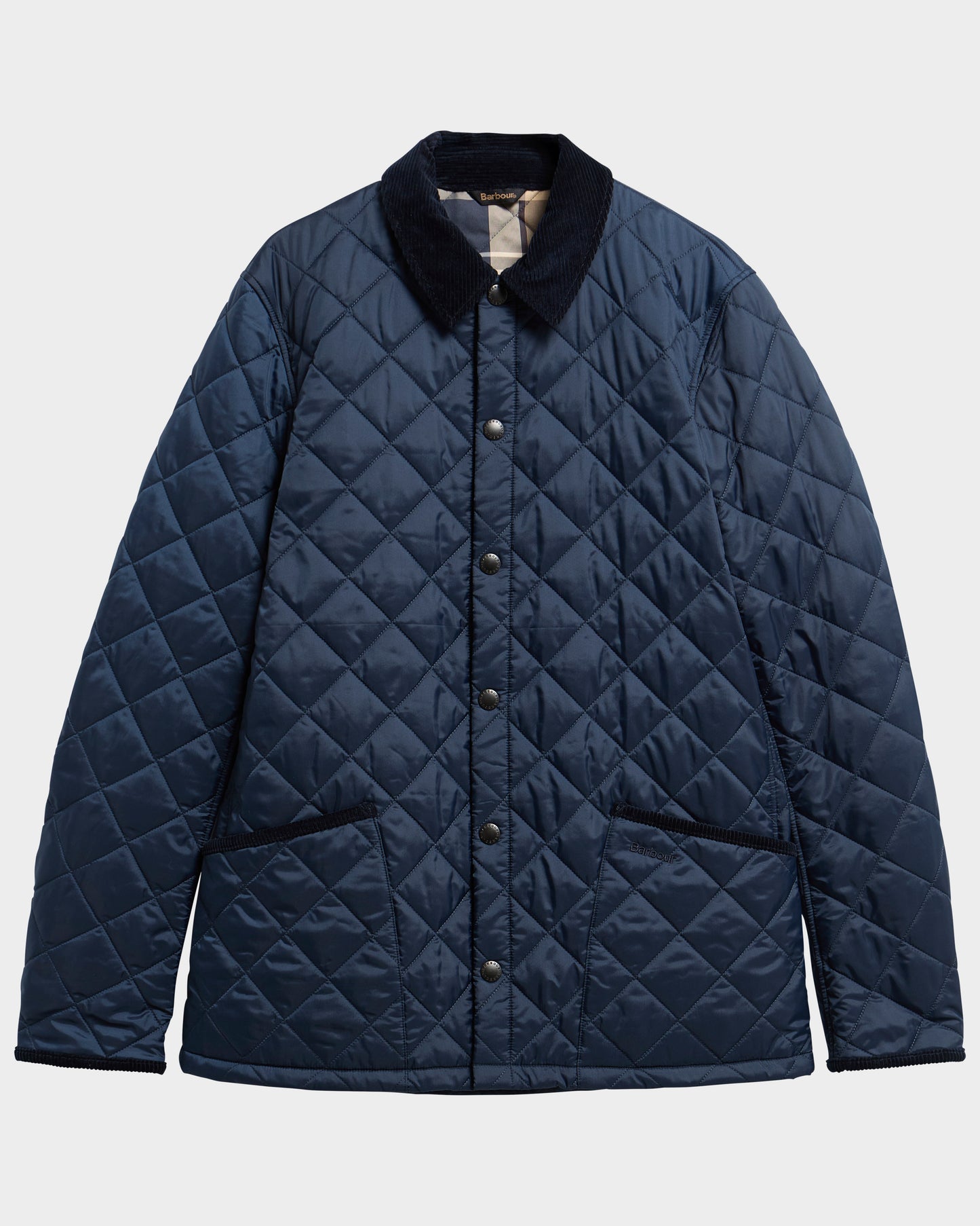 Barbour Icons Heritage Mens Quilted Jacket - Navy | CHO | Designer Mens Quilted Jackets