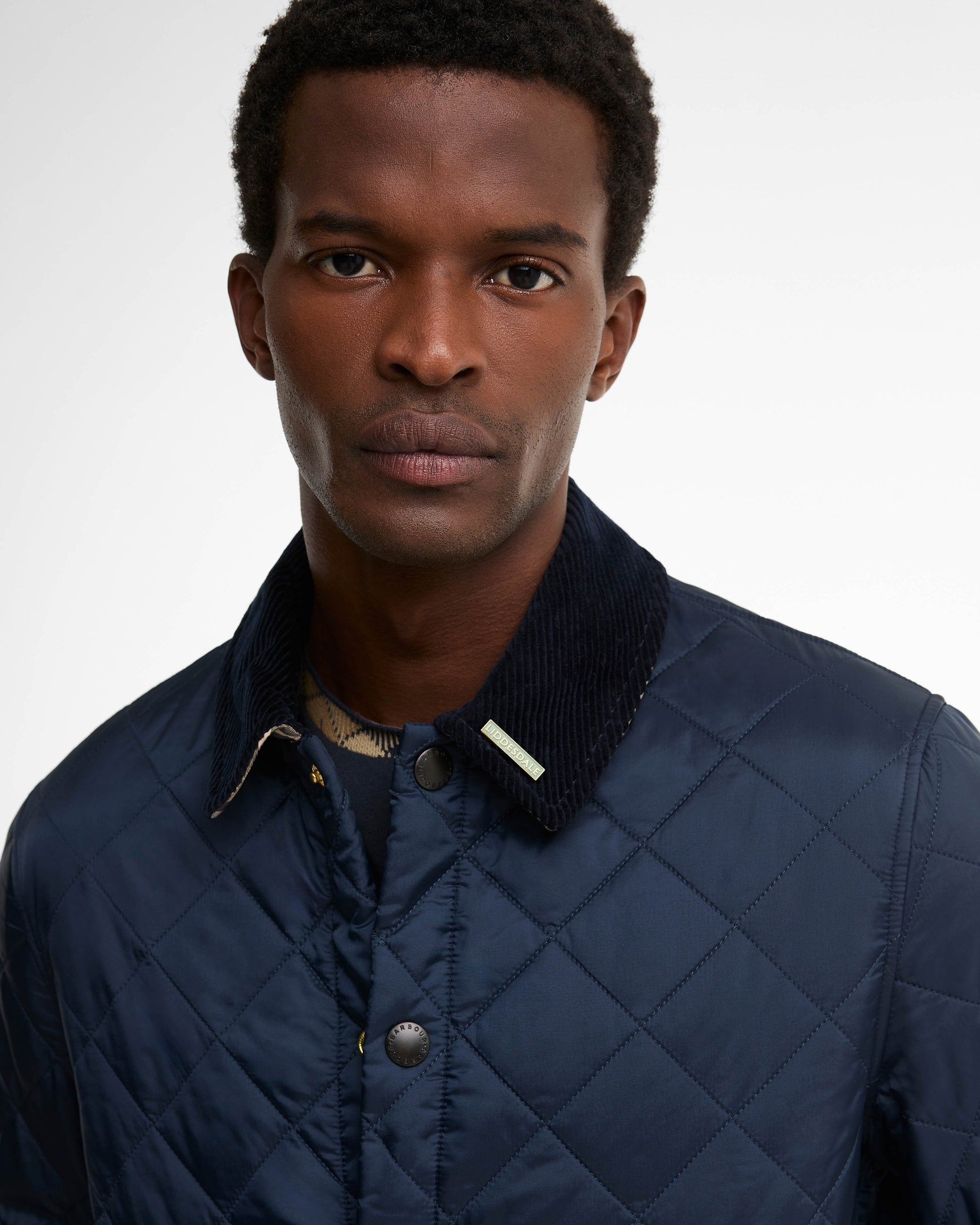 Barbour Icons Heritage Mens Quilted Jacket - Navy | CHO | Designer Mens Quilted Jackets