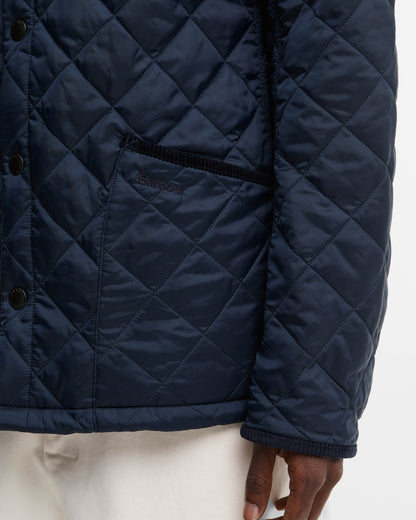 Barbour Icons Heritage Mens Quilted Jacket - Navy | CHO | Designer Mens Quilted Jackets