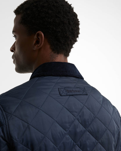 Barbour Icons Heritage Mens Quilted Jacket - Navy | CHO | Designer Mens Quilted Jackets