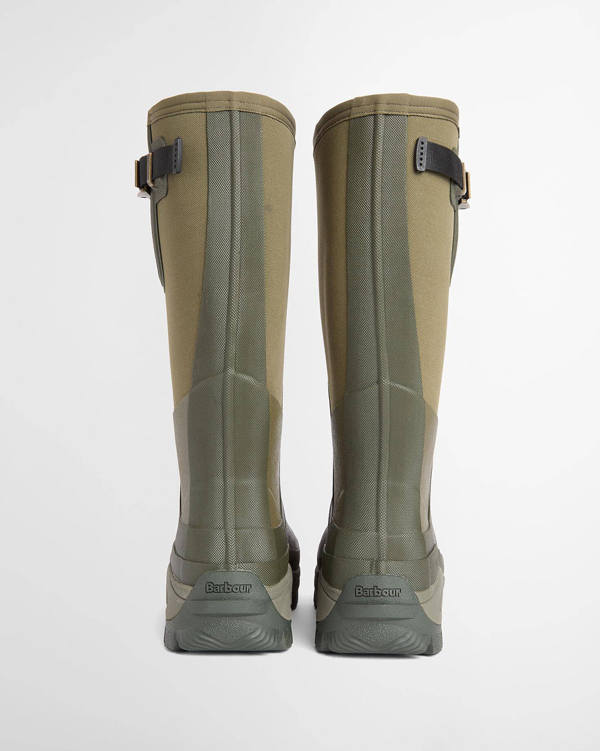 Barbour Tyneside Mens Tall Welly - Olive pair, back