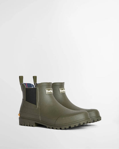 Barbour Andale Mens Chelsea Welly - Dark Olive