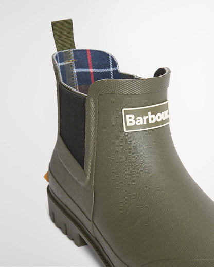 Barbour Andale Mens Chelsea Welly - Dark Olive