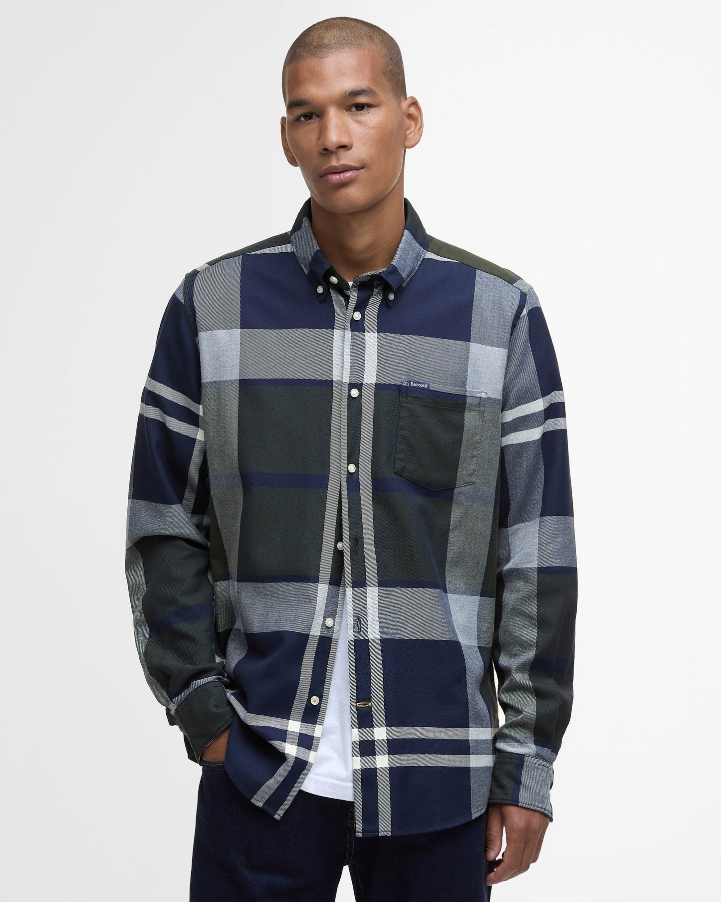 Barbour Dunoon Tailored Mens Shirt - Fernwood Tartan