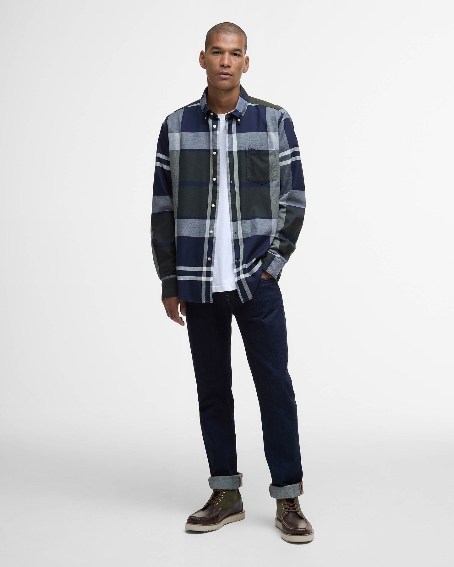 Barbour Dunoon Tailored Mens Shirt - Fernwood Tartan