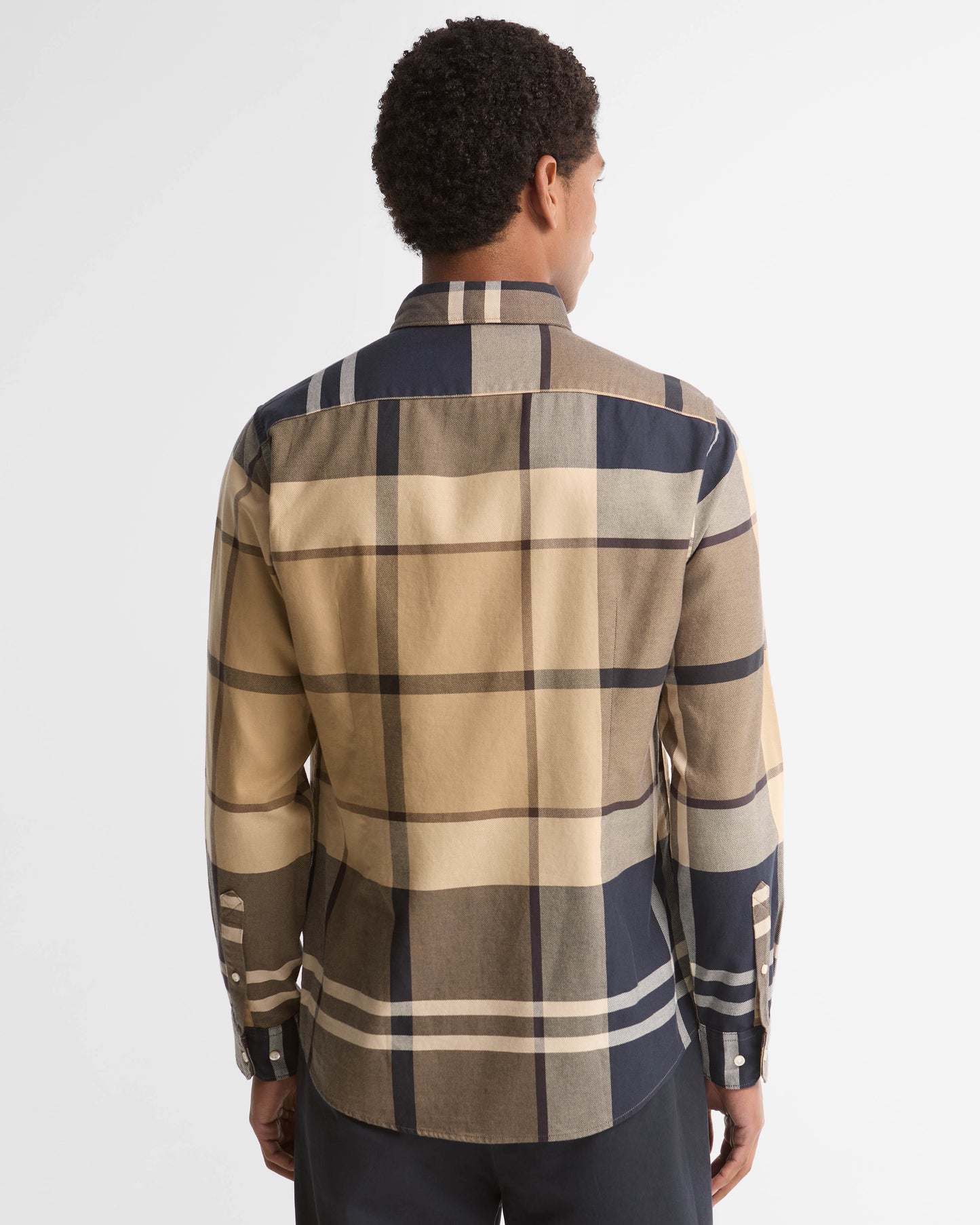 Barbour Dunoon Tailored Mens Shirt - Birchwood Dress Tartan | CHO | Designer Mens Shirts