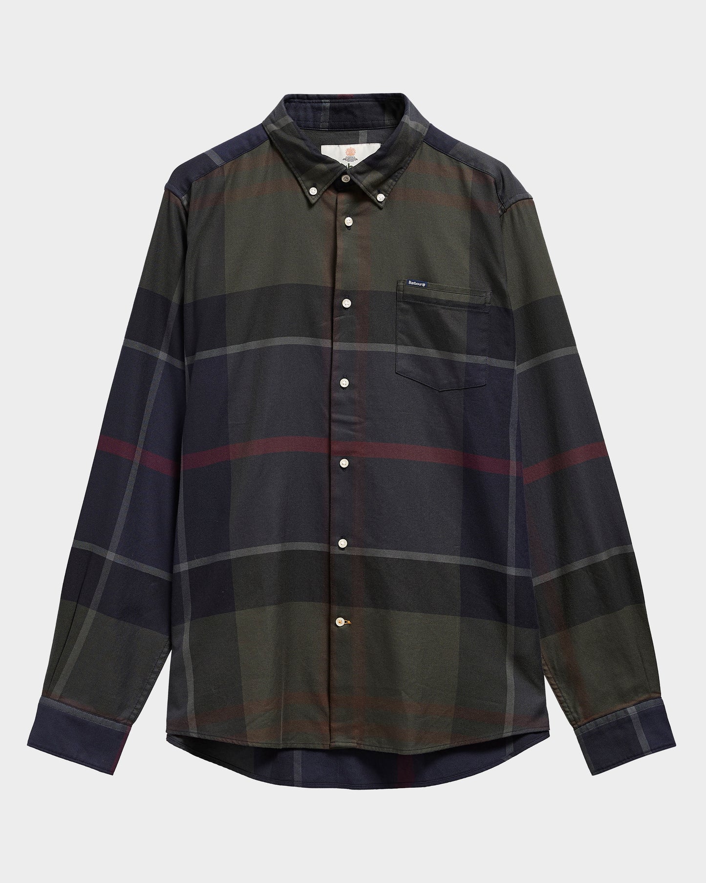 Barbour Dunoon Tailored Mens Shirt - Shadow Classic Tartan | CHO | Designer Mens Shirts
