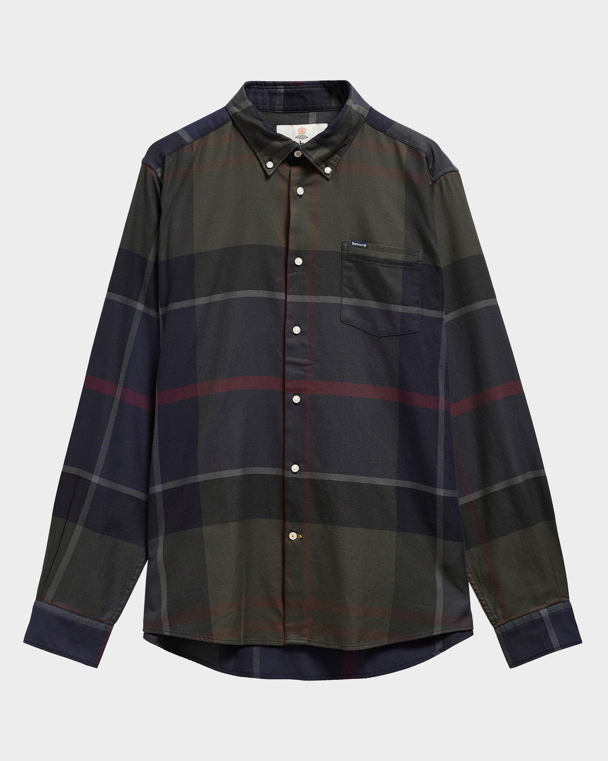 Barbour Dunoon Tailored Mens Shirt - Shadow Classic Tartan | CHO | Designer Mens Shirts