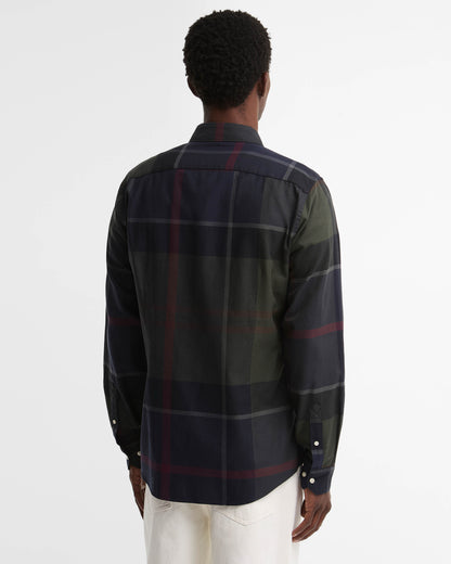 Barbour Dunoon Tailored Mens Shirt - Shadow Classic Tartan | CHO | Designer Mens Shirts