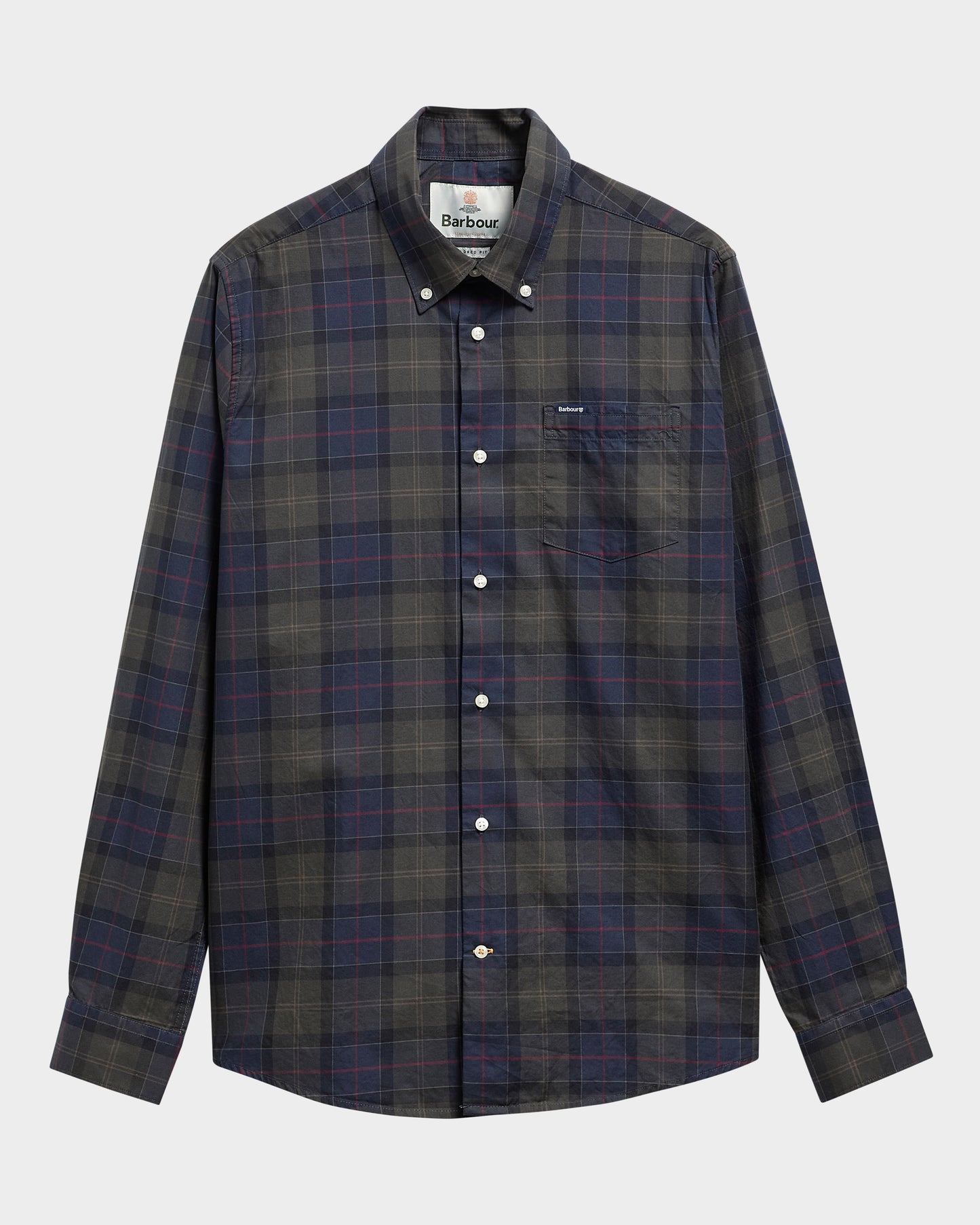 Barbour Wetherham Tailored Mens Shirt - Shadow Classic Tartan | CHO | Designer Mens Shirts