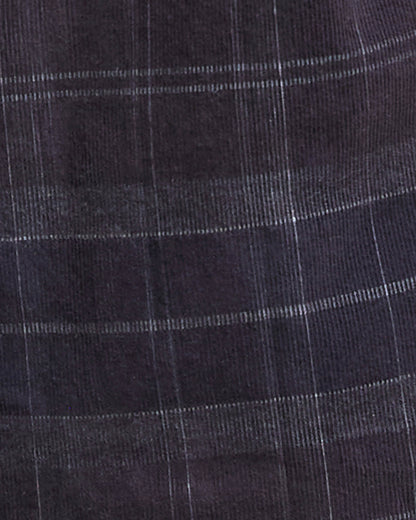 Barbour Blair Tailored Mens Shirt - Midnight Oak Tartan | CHO | Designer Mens Long Sleeve Shirts