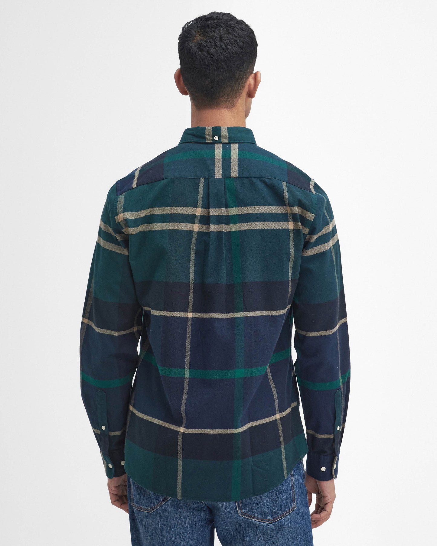 Barbour Iceloch Tailored Mens Shirt - Green Loch
