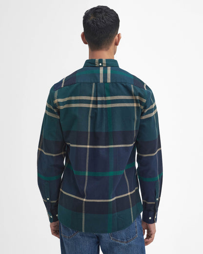 Barbour Iceloch Tailored Mens Shirt - Green Loch