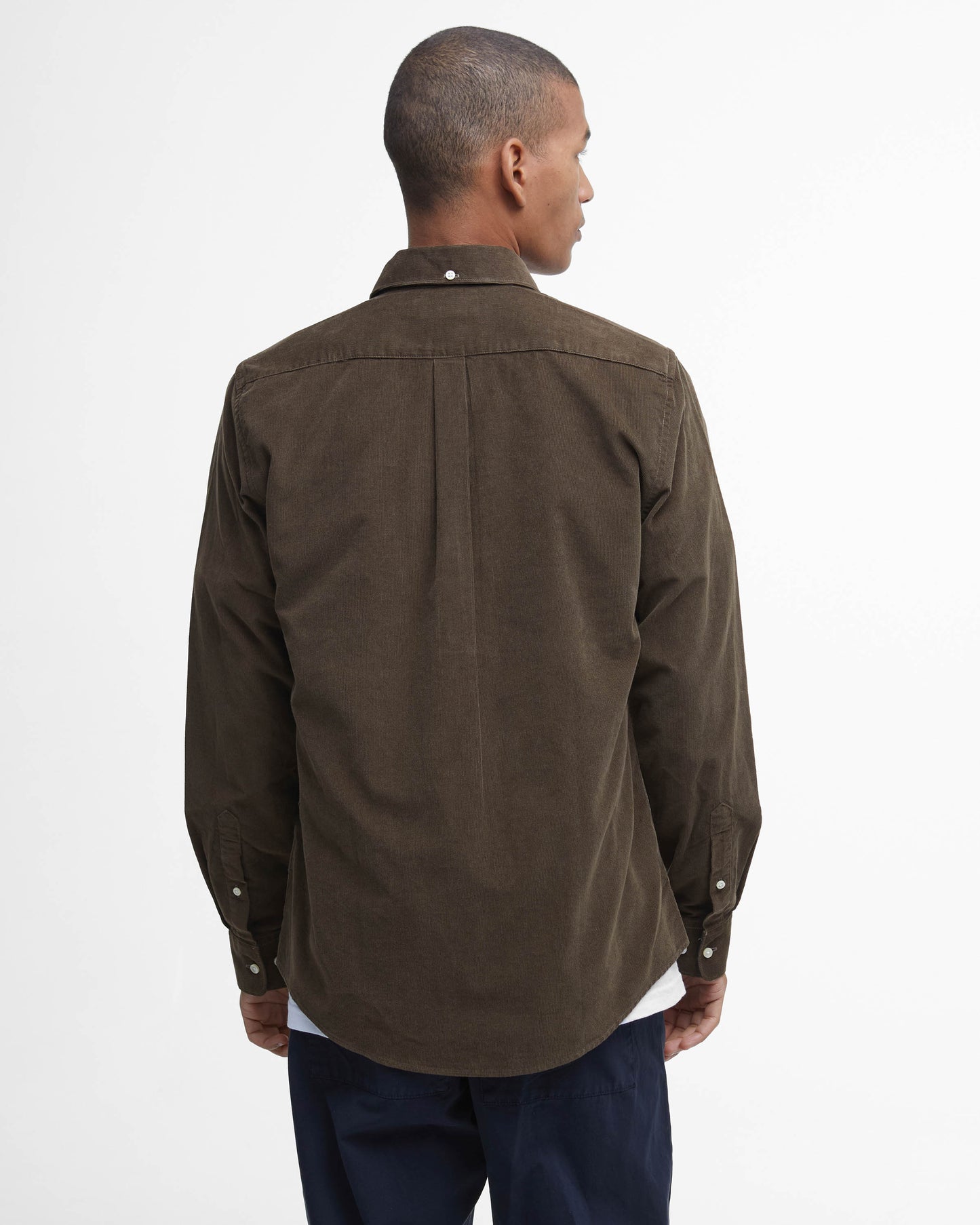 Barbour Ramsey Tailored Mens Shirt - Brown | CHO | Designer Mens Shirts