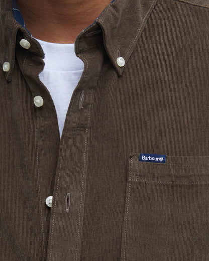 Barbour Ramsey Tailored Mens Shirt - Brown | CHO | Designer Mens Shirts