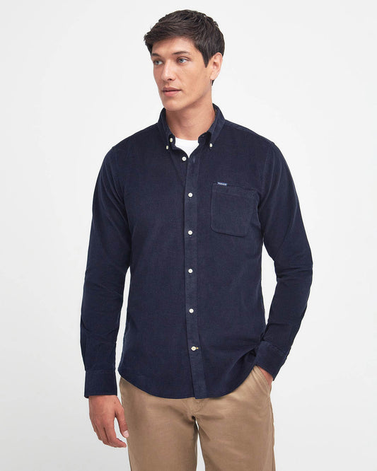 Barbour Ramsey Tailored Mens Shirt - Navy