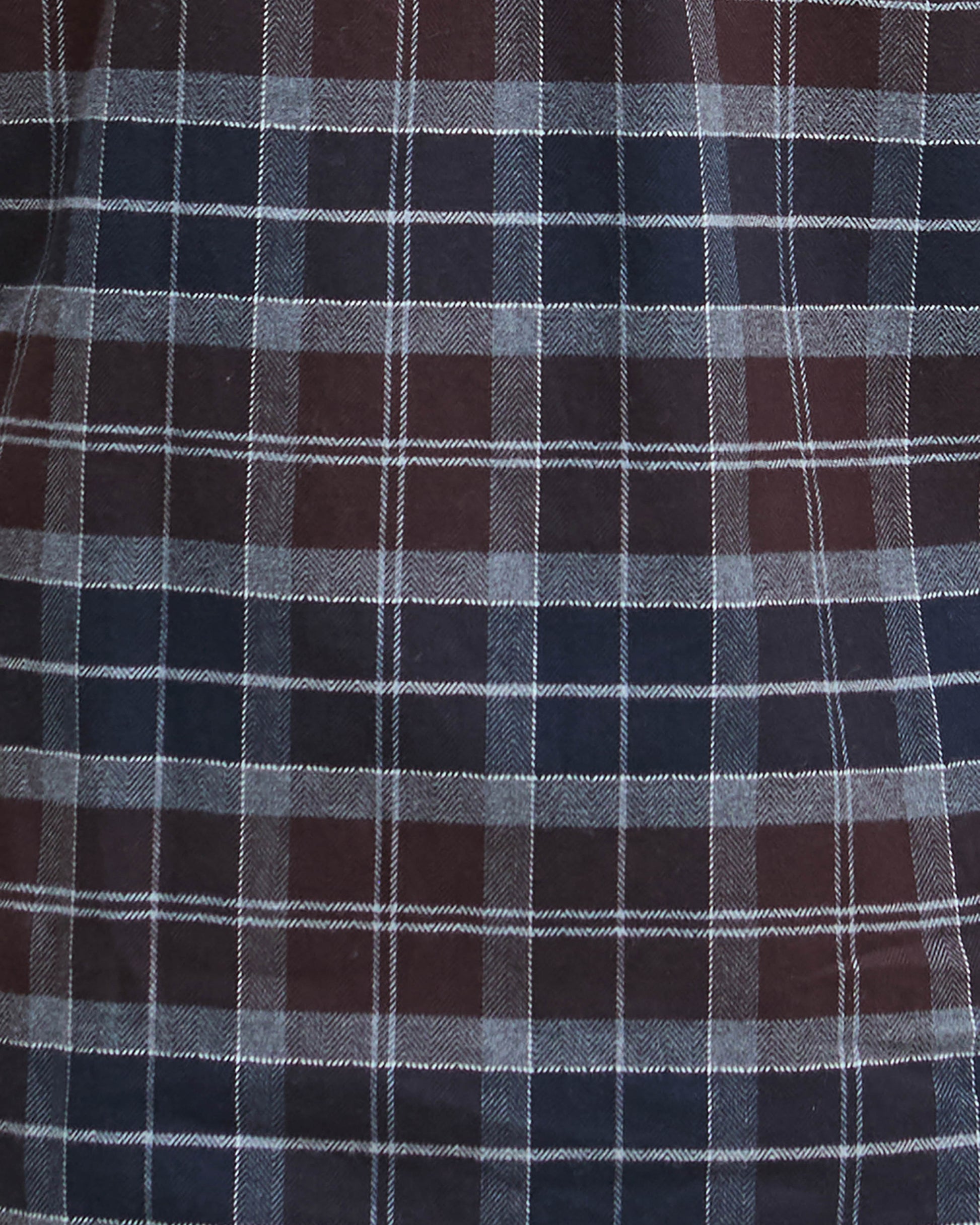 Barbour Kyeloch Tailored Mens Shirt - Midnight Oak Tartan | CHO | Designer Mens Long Sleeve Shirts