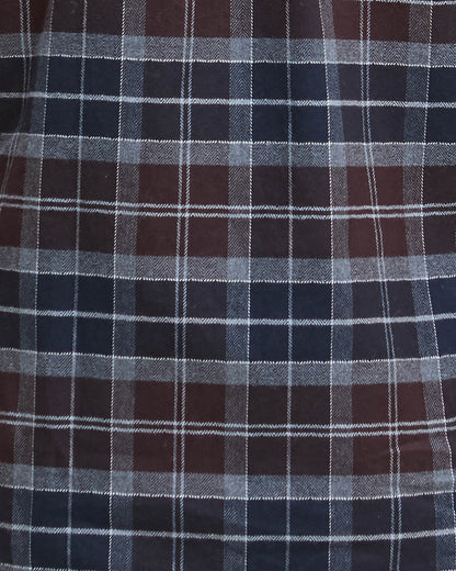 Barbour Kyeloch Tailored Mens Shirt - Midnight Oak Tartan | CHO | Designer Mens Long Sleeve Shirts
