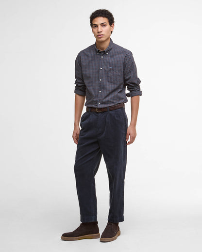 Barbour Lomond Tailored Mens Shirt - Midnight Oak Tartan