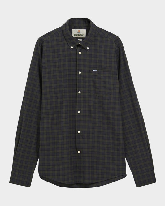 Barbour Lomond Tailored Mens Shirt - Shadow Classic Tartan | CHO | Designer Mens Shirts