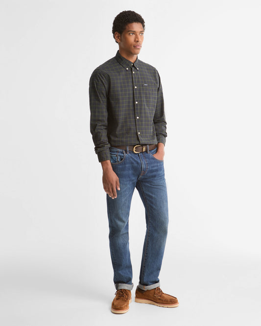 Barbour Lomond Tailored Mens Shirt - Shadow Classic Tartan | CHO | Designer Mens Shirts