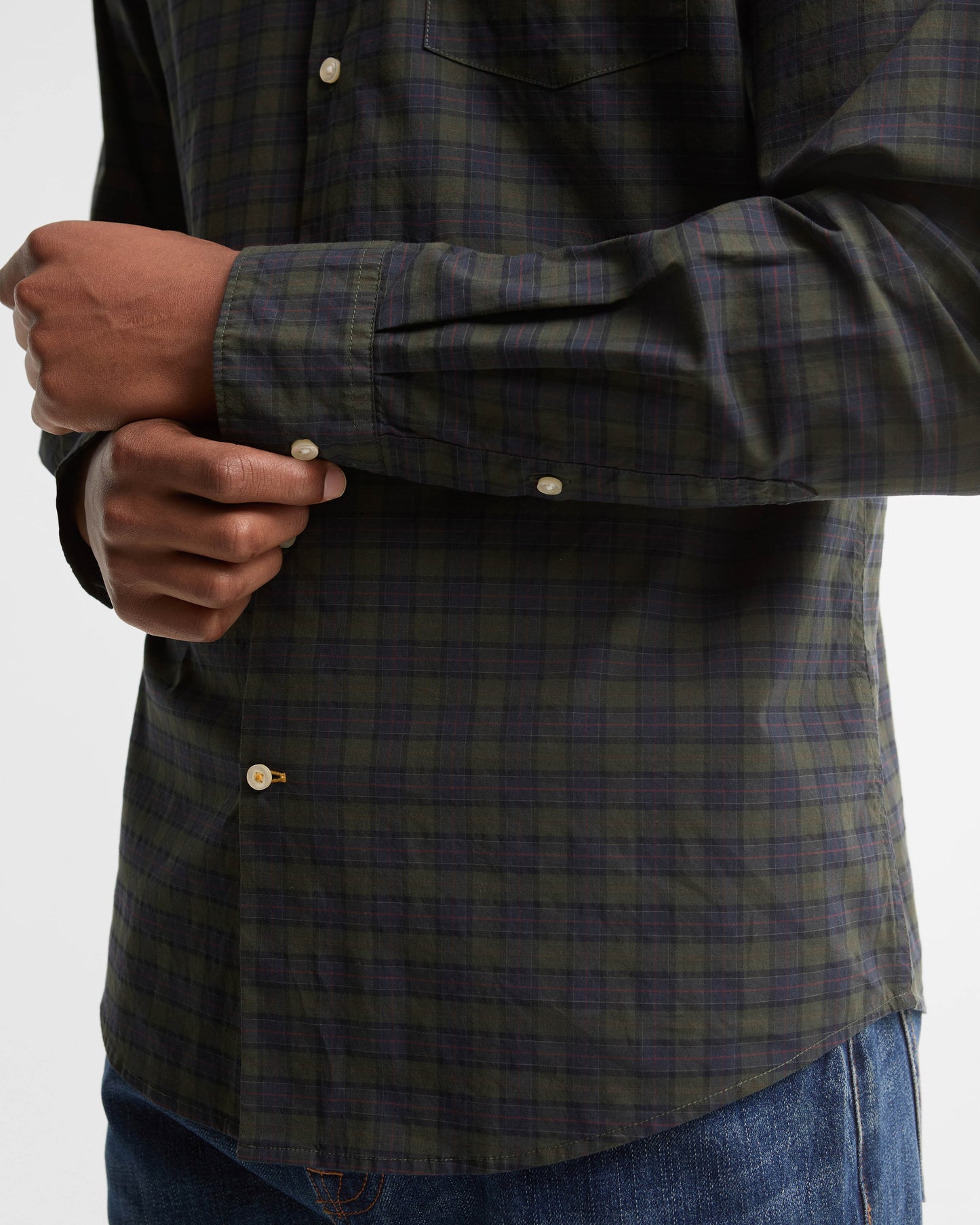 Barbour Lomond Tailored Mens Shirt - Shadow Classic Tartan | CHO | Designer Mens Shirts