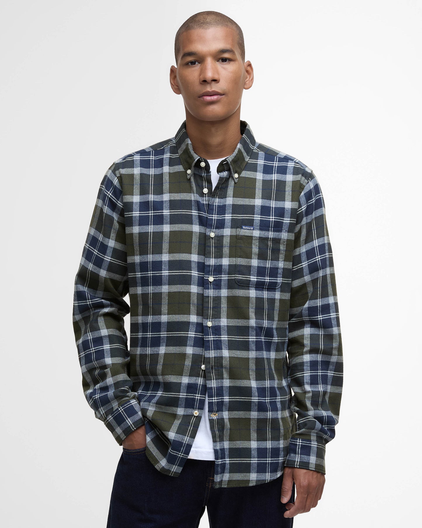Barbour Rasay Mens Tailored Shirt - Fernwood Tartan