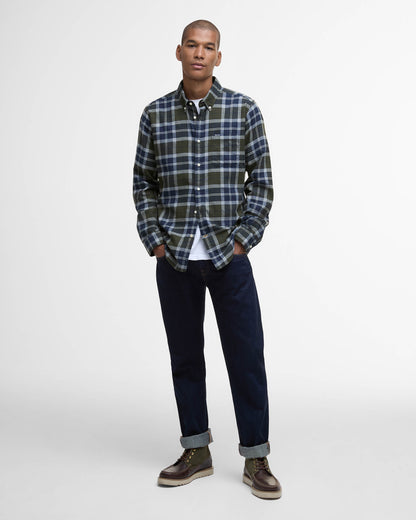 Barbour Rasay Mens Tailored Shirt - Fernwood Tartan