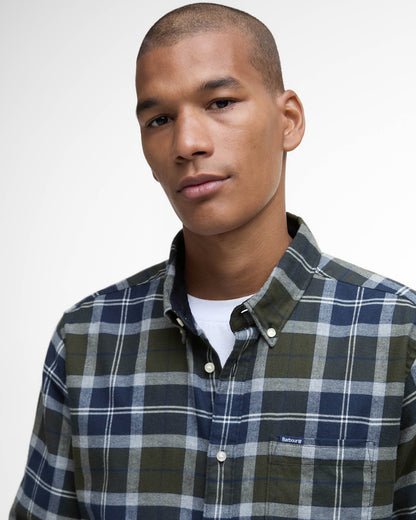 Barbour Rasay Mens Tailored Shirt - Fernwood Tartan