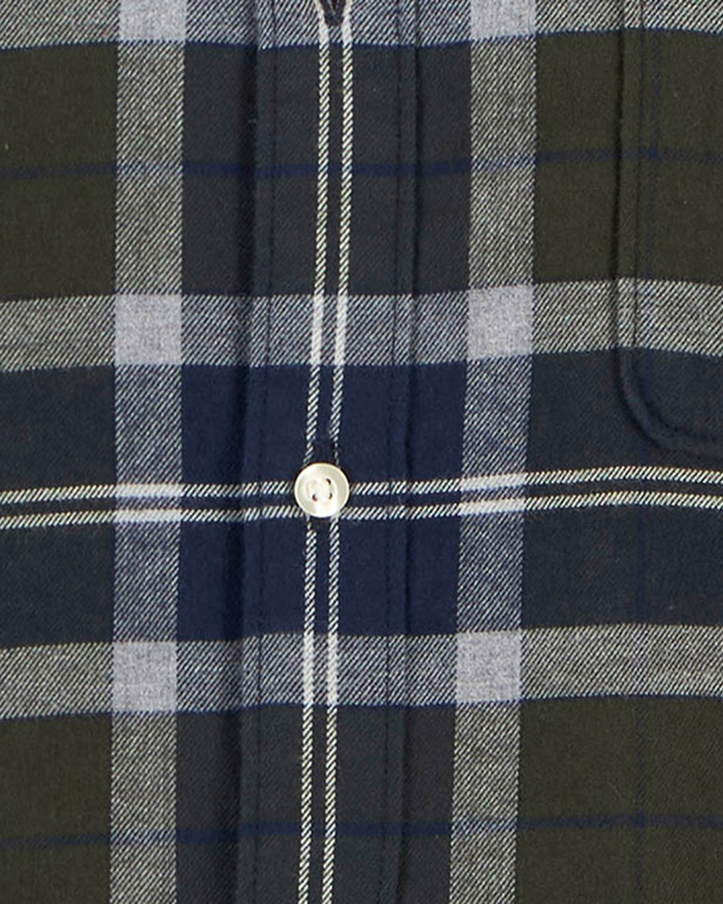 Barbour Rasay Mens Tailored Shirt - Fernwood Tartan