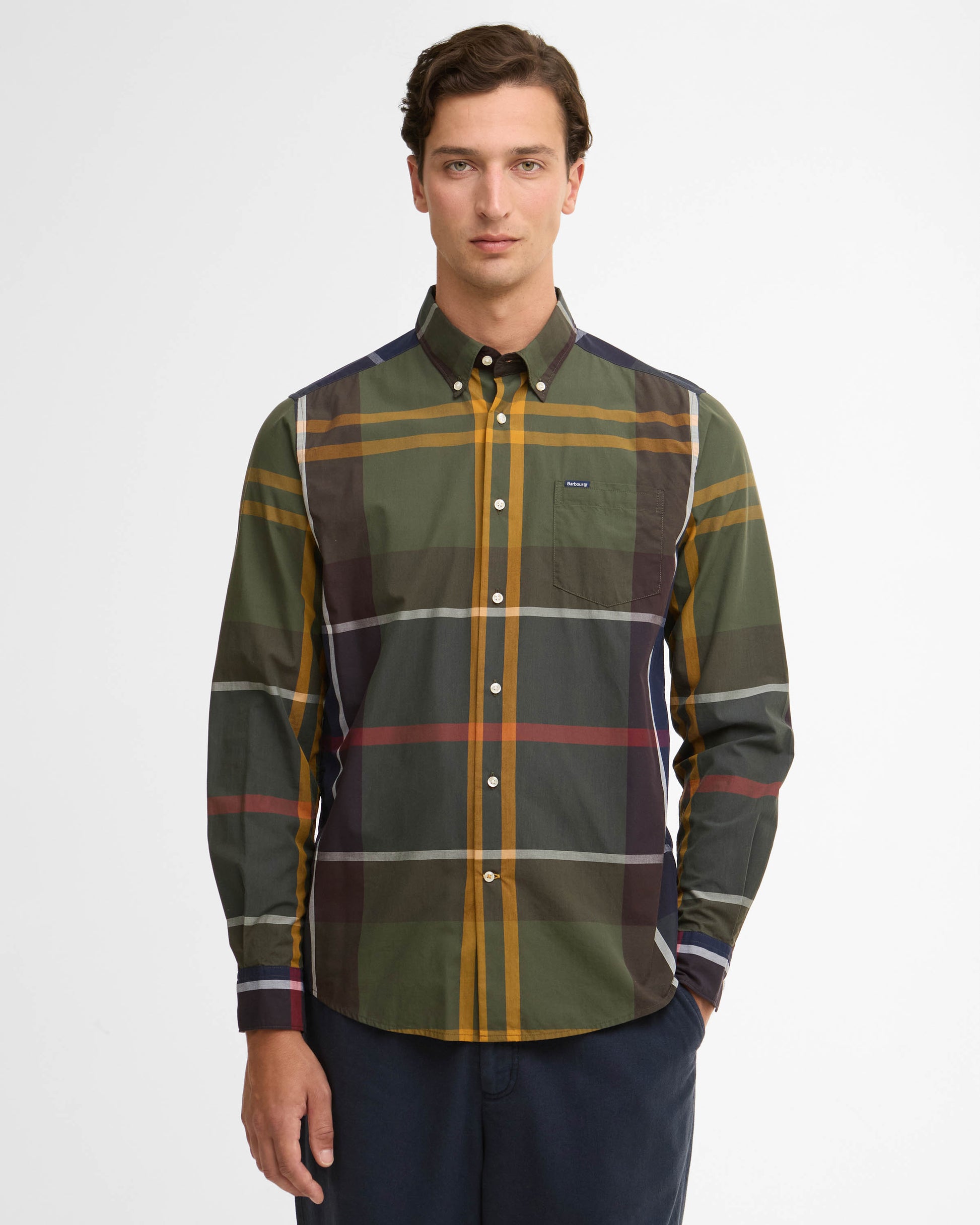 Barbour Harris Mens Tailored Shirt - Classic Tartan | CHO | Designer Mens Shirts