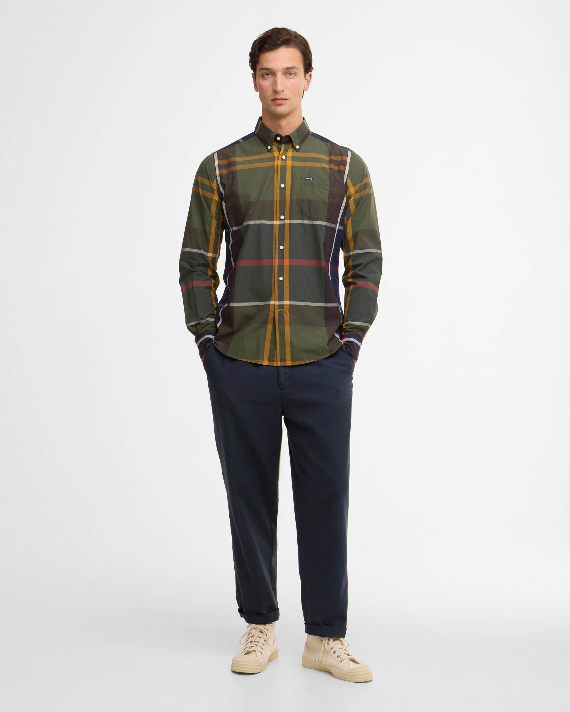 Barbour Harris Mens Tailored Shirt - Classic Tartan | CHO | Designer Mens Shirts