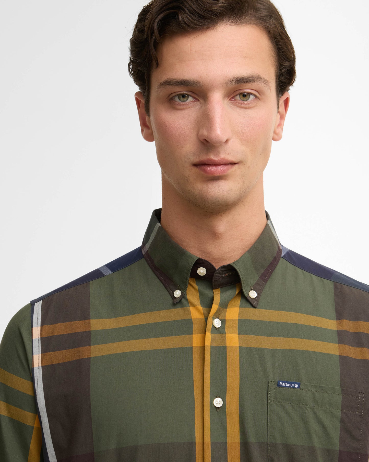 Barbour Harris Mens Tailored Shirt - Classic Tartan | CHO | Designer Mens Shirts