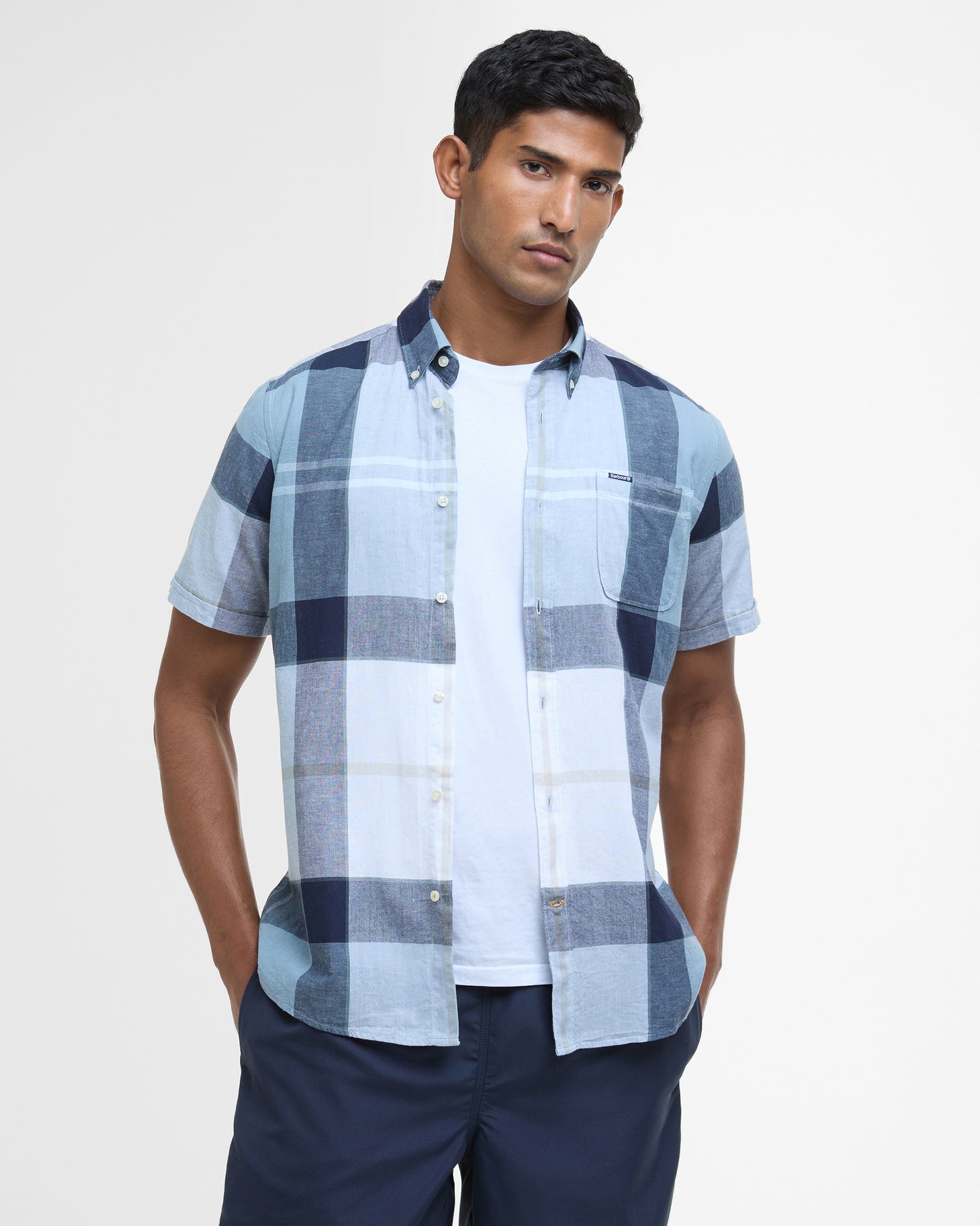 Barbour Douglas Mens Tailored Shirt - Northshore Tartan | CHO | Designer Mens Short Sleeve Shirts