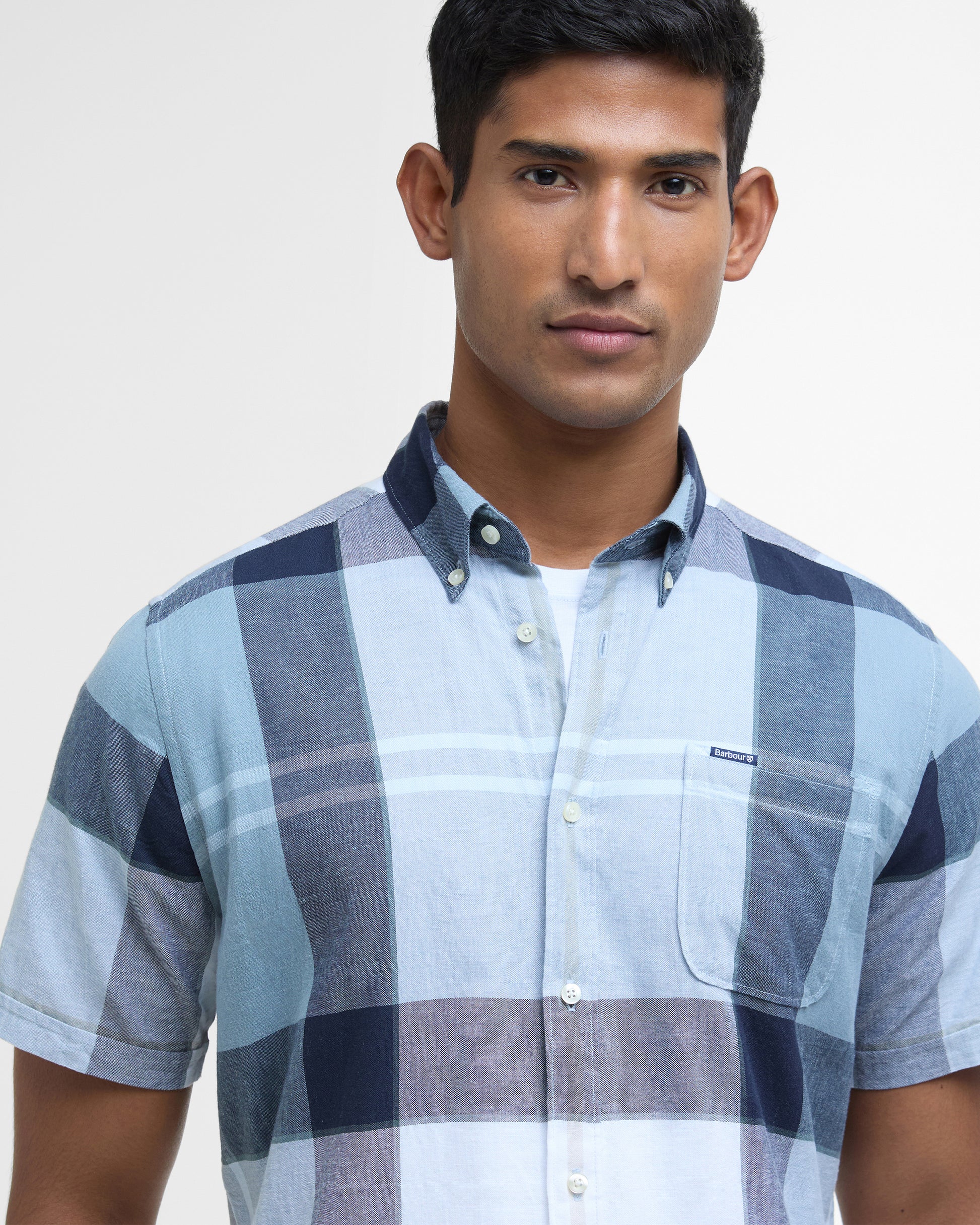Barbour Douglas Mens Tailored Shirt - Northshore Tartan | CHO | Designer Mens Short Sleeve Shirts