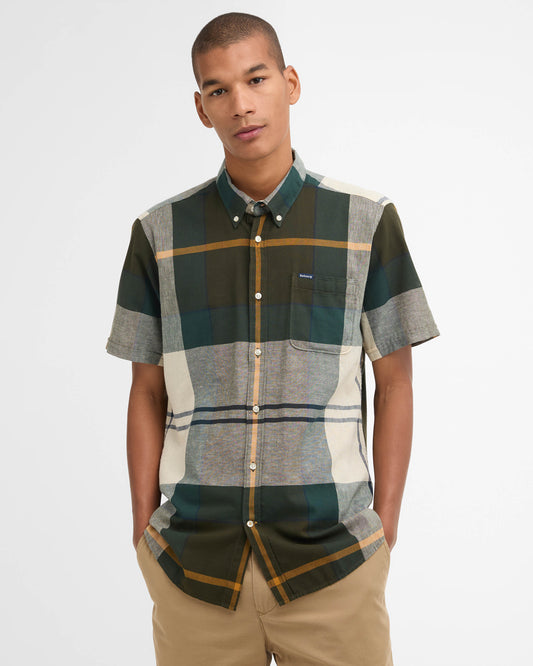 Barbour Douglas Mens Tailored Shirt - Ancient Tartan | CHO | Designer Mens Short Sleeve Shirts