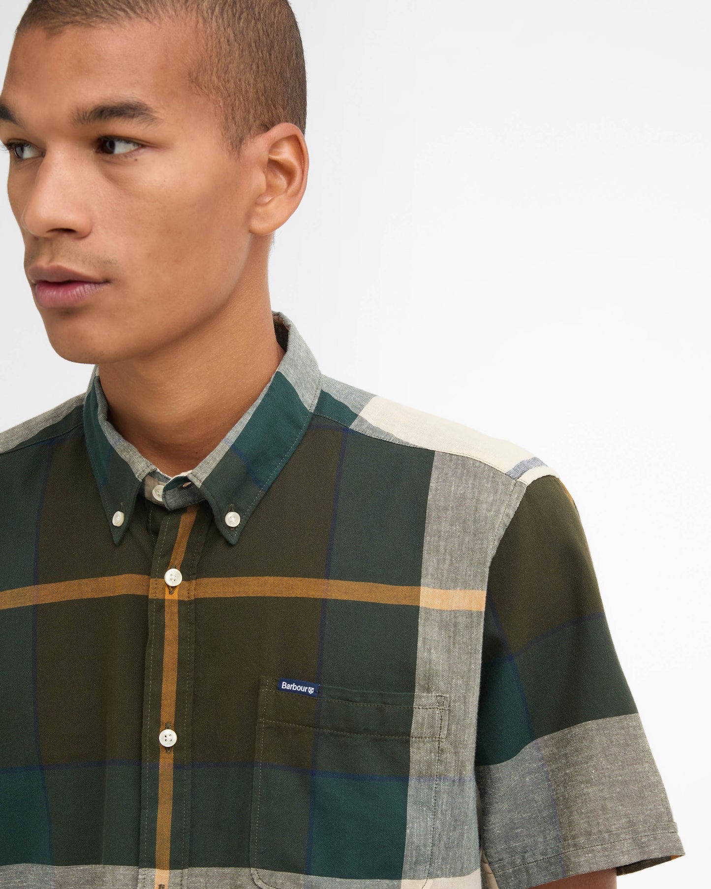 Barbour Douglas Mens Tailored Shirt - Ancient Tartan | CHO | Designer Mens Short Sleeve Shirts