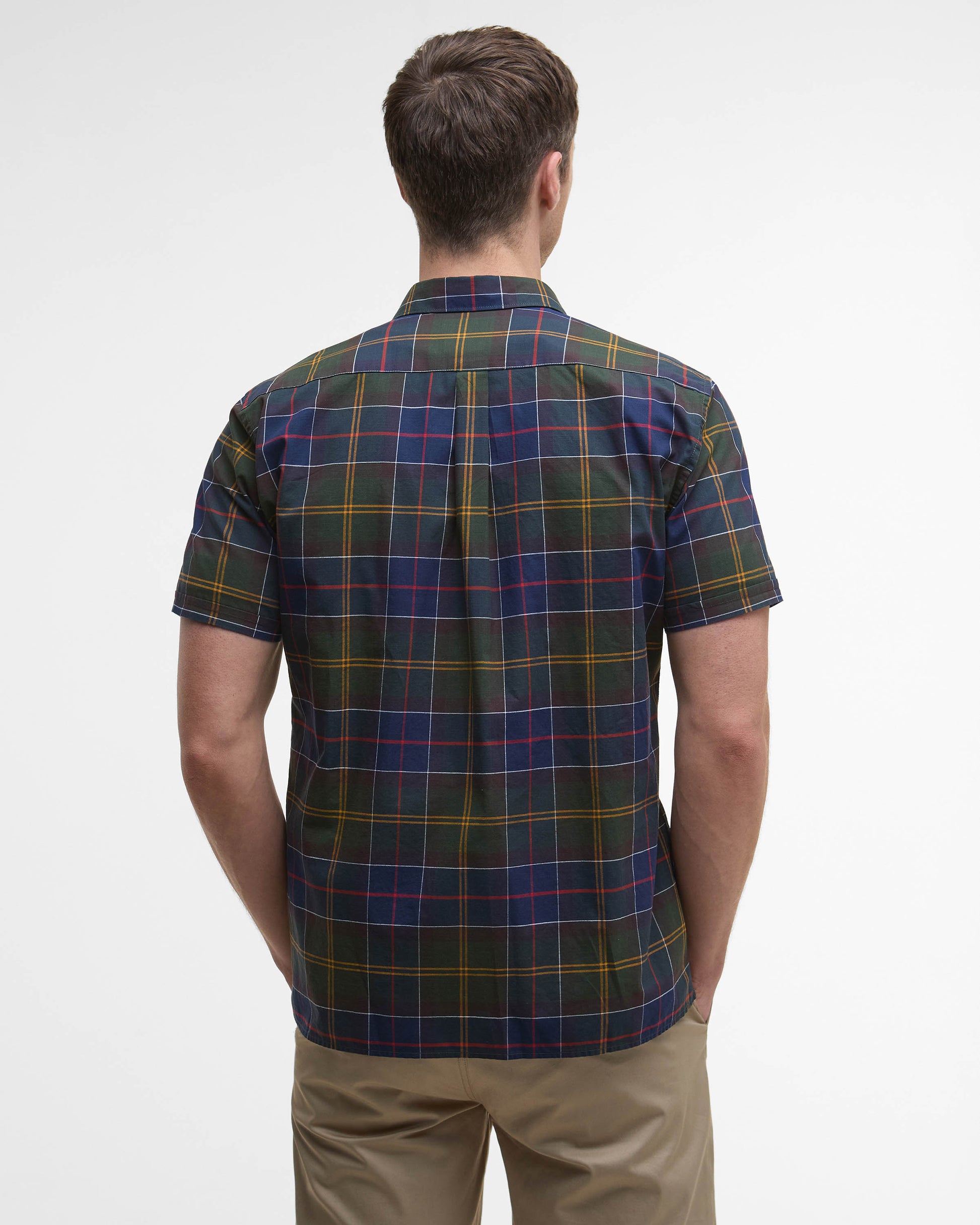 Barbour Gordon Mens Tailored Shirt - Classic Tartan | CHO | Designer Mens Short Sleeve Shirts