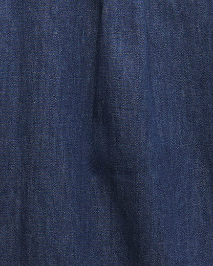 Barbour Denim Crest Mens Tailored Shirt - Indigo | CHO | Designer Mens Shirts