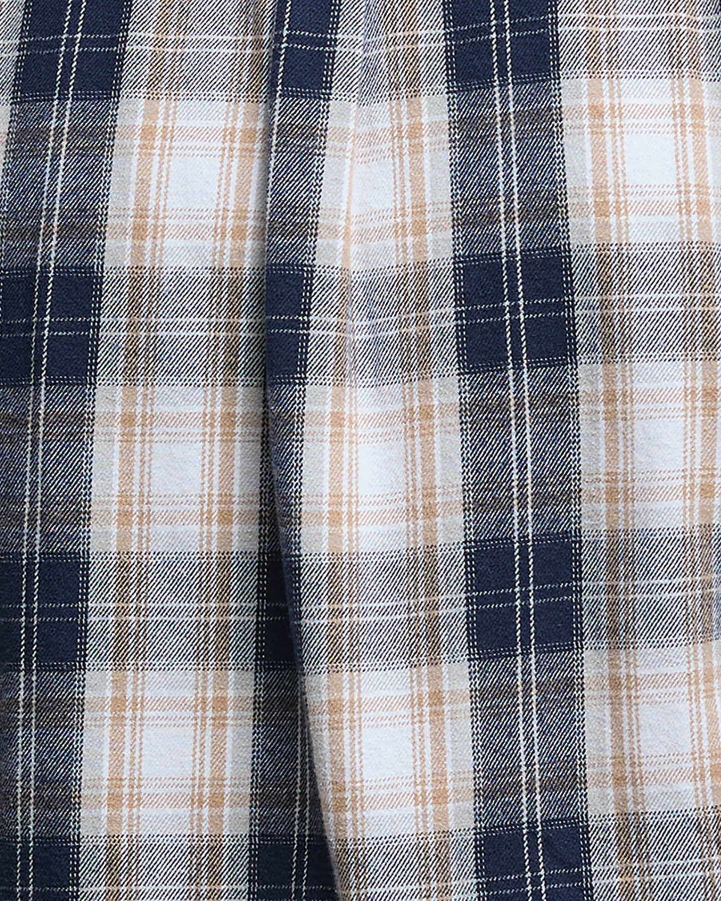 Barbour Sillwith Mens Tailored Checked Shirt - Ecru