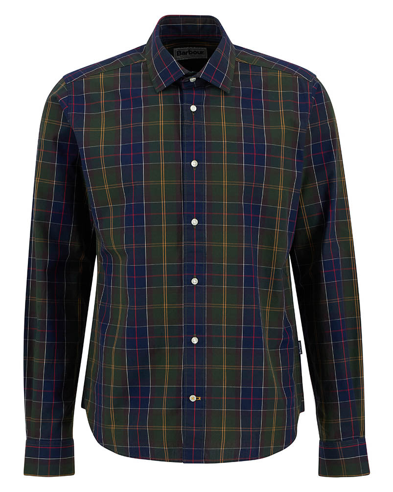 Barbour Kenton Mens Checked Tailored Shirt - Classic Tartan