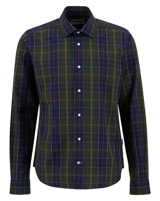 Barbour Kenton Mens Checked Tailored Shirt - Classic Tartan