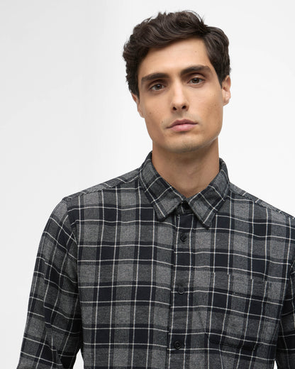 Barbour International Basset Mens Shirt - Black