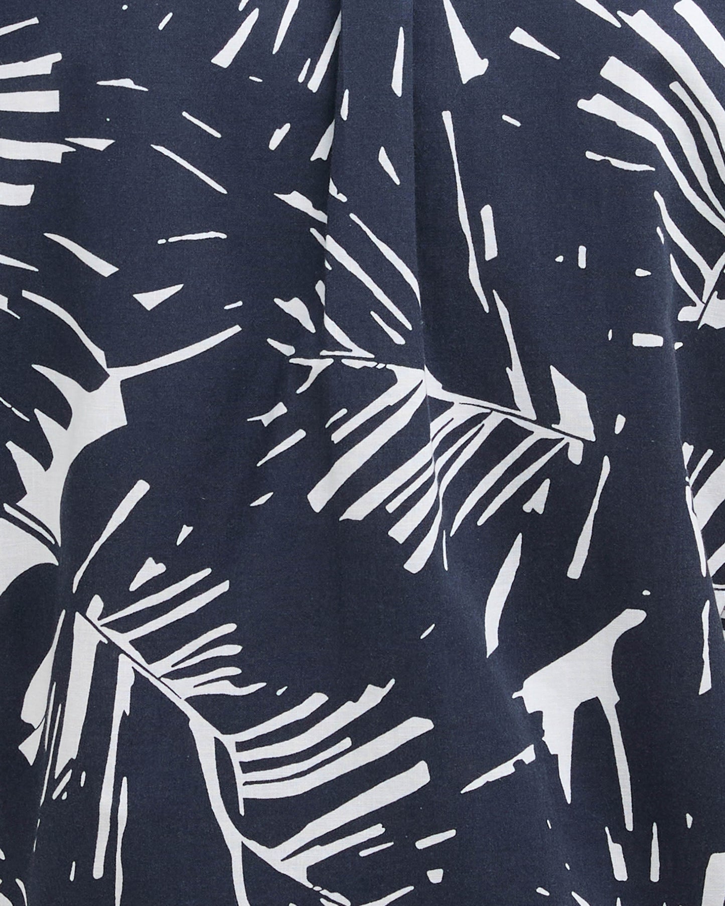 Barbour Edenwood Printed Summer Fit Mens Shirt - Navy | CHO | Designer Mens Shirts