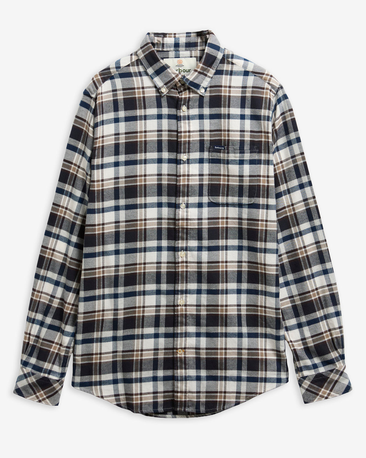 Barbour Barton Mens Tailored Shirt - Navy