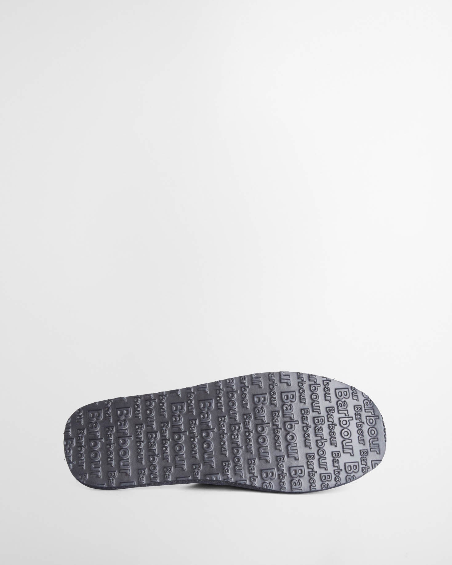 Barbour Everitt Mens Tartan Mule Slippers - Evergreen Festive Tartan, sole.