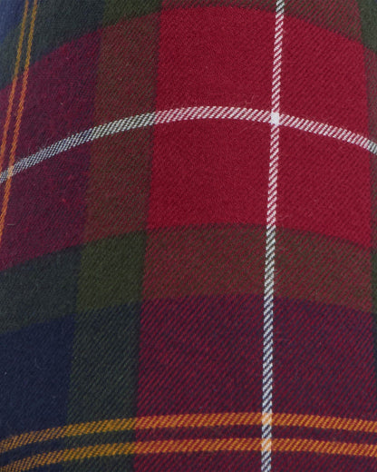 Barbour Everitt Mens Tartan Mule Slippers - Winterberry Tartan