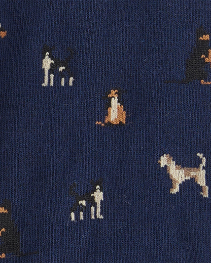 Barbour Mavin Mens Socks - Mid Blue/Dog | CHO | Designer Mens Socks