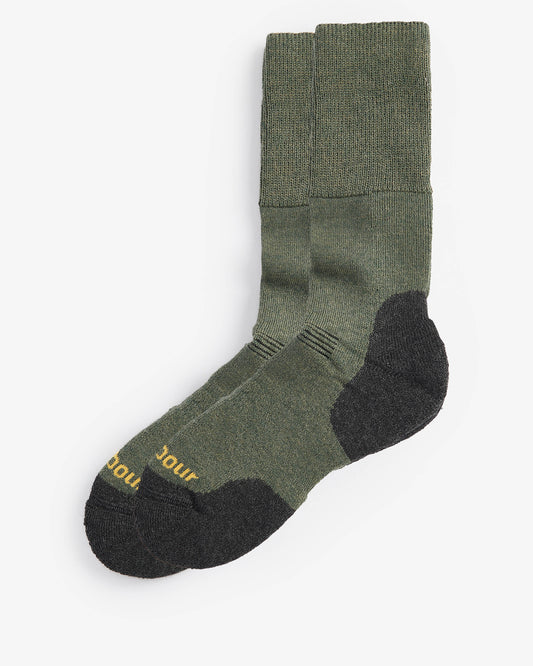 Barbour Cragg Mens Boot Socks - Olive Mix