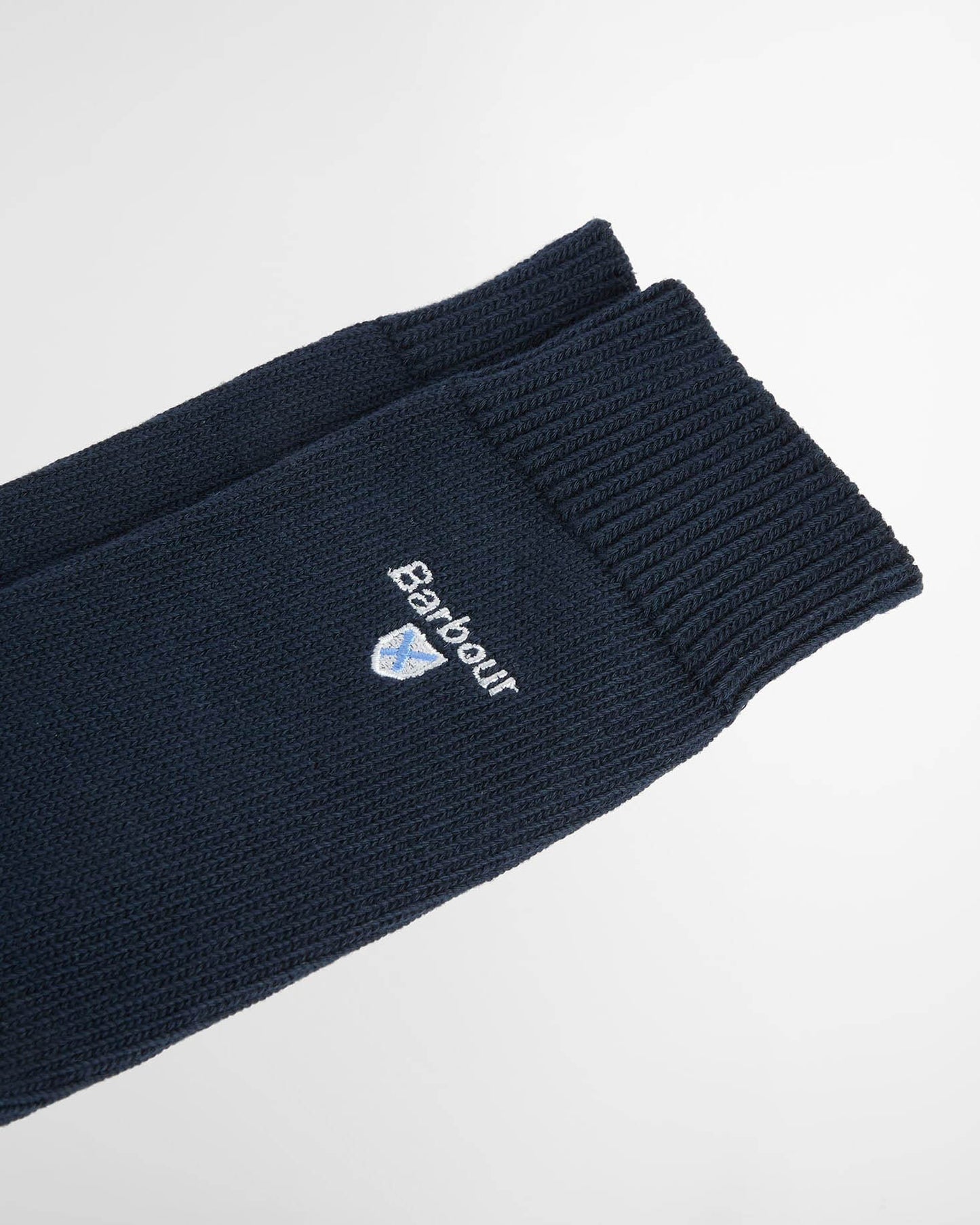 Barbour Cascade Mens Socks in Navy, detail